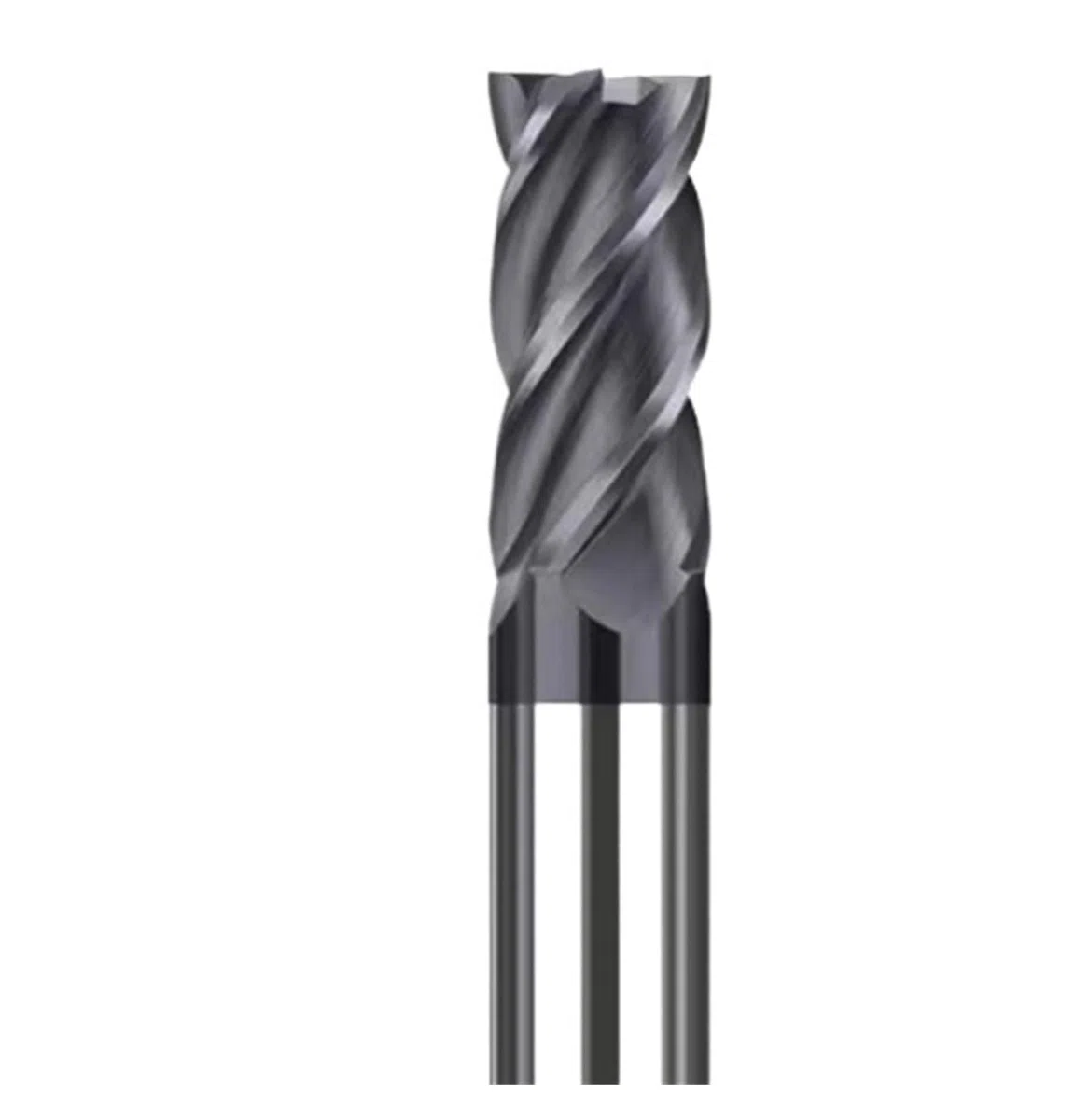 1 Szt. Frez Do Metalu Trzpieniowy Ze Stopu Węglika HRC55 4 Rowki 4mm 6mm 8mm 10mm 12mm 16mm 18mm 20mm Stal Wolframowa CNC Obróbka Narzędzia Frezowania