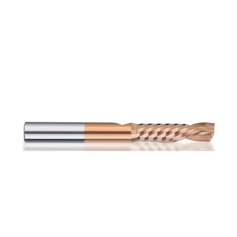 Pojedynczy frez z gwizdkiem 3,175 mm (1/8') Trzonek lewy frez CNC, 10 x 45 x 95