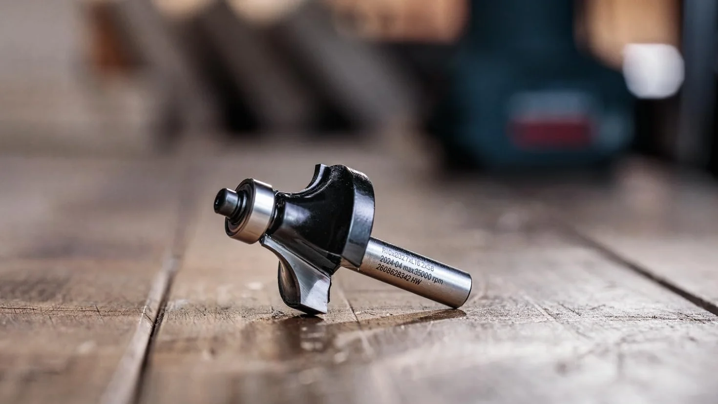 Bosch Professional Frez do zaokrągleń Standard for Wood (do drewna, Kąt 12 mm, Długość robocza 19 mm, Akcesoria frezarek ręcznych)