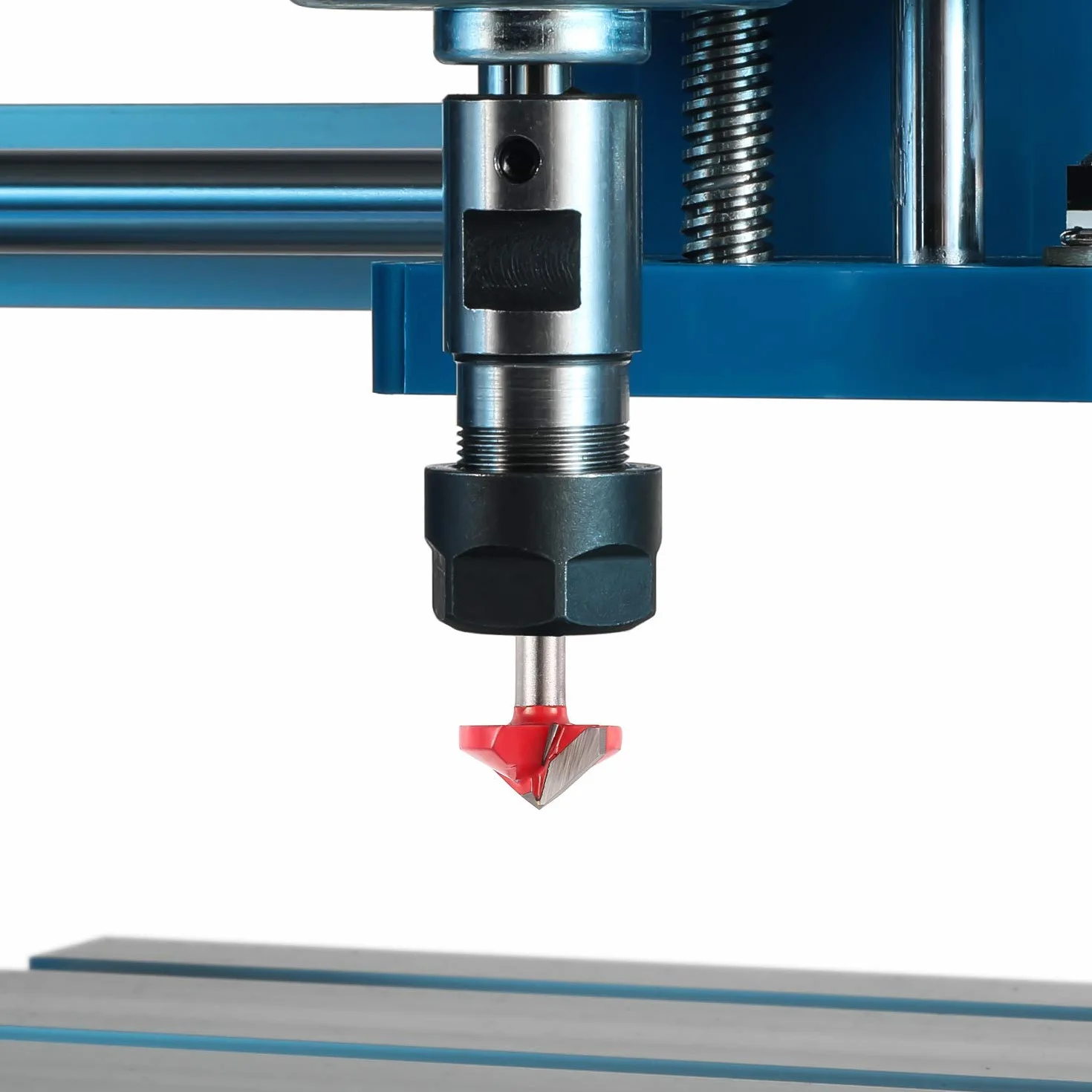 Genmitsu Zestaw frezów do rowków w kształcie litery V, kąt 60°, 90°, 120°, 150°, trzpień 6 mm, 3D V, frez do drewna, do grawerowania CNC, VG05A