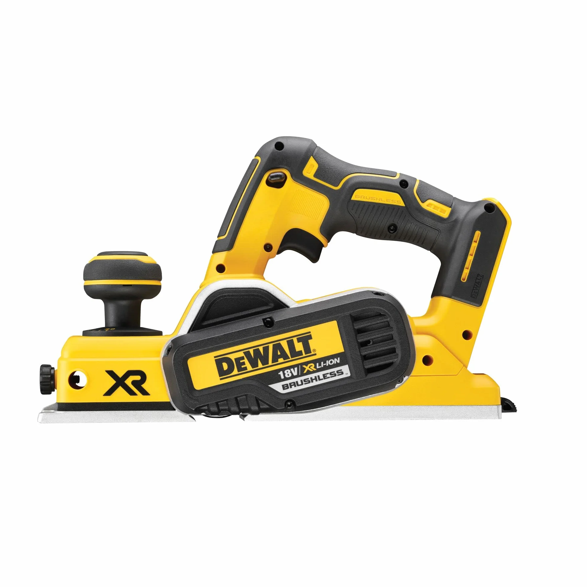 DEWALT - Bezszczotkowy samolot XR 18V Li-Ion - DCP580NT-XJ - Strugarka bezprzewodowa z obudową TSTAK - Przednie i tylne wsparcie dla lepszej stabilności - Bęben Ø48mm - Prędkość 15000 obr./min