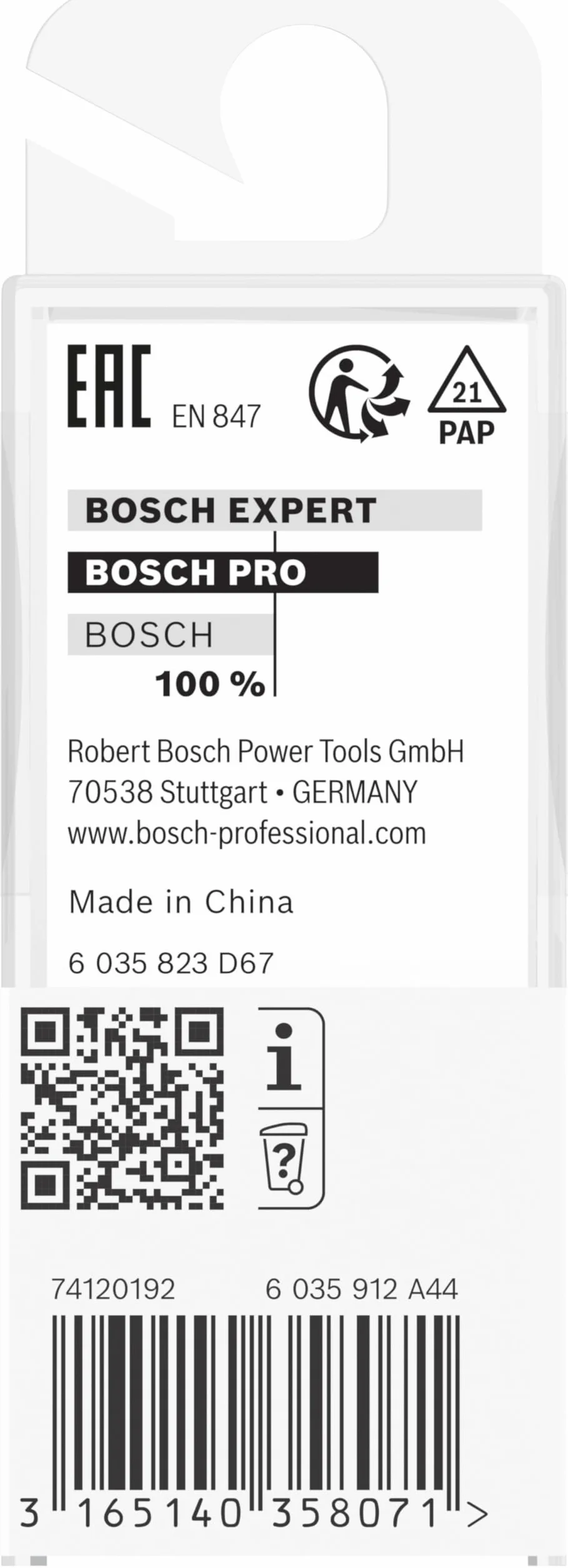Bosch Professional Frez prosty do laminatów Standard for Wood (do drewna, Ø 9,5 mm, Długość robocza 25,4 mm, Akcesoria frezarek ręcznych)