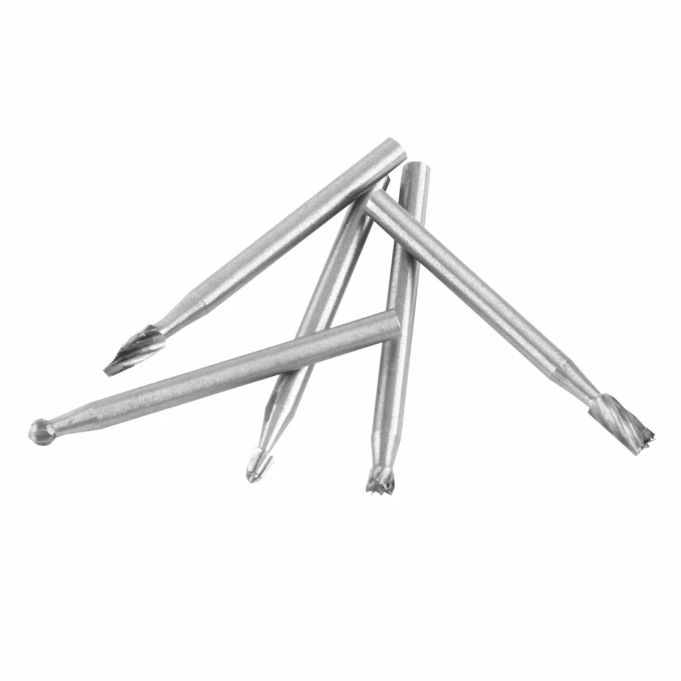 10-częściowy zestaw frezów 1/8" do obróbki drewna, narzędzie do rzeźbienia w drewnie, przewodowe narzędzie wielofunkcyjne, do szlifowania i polerowania
