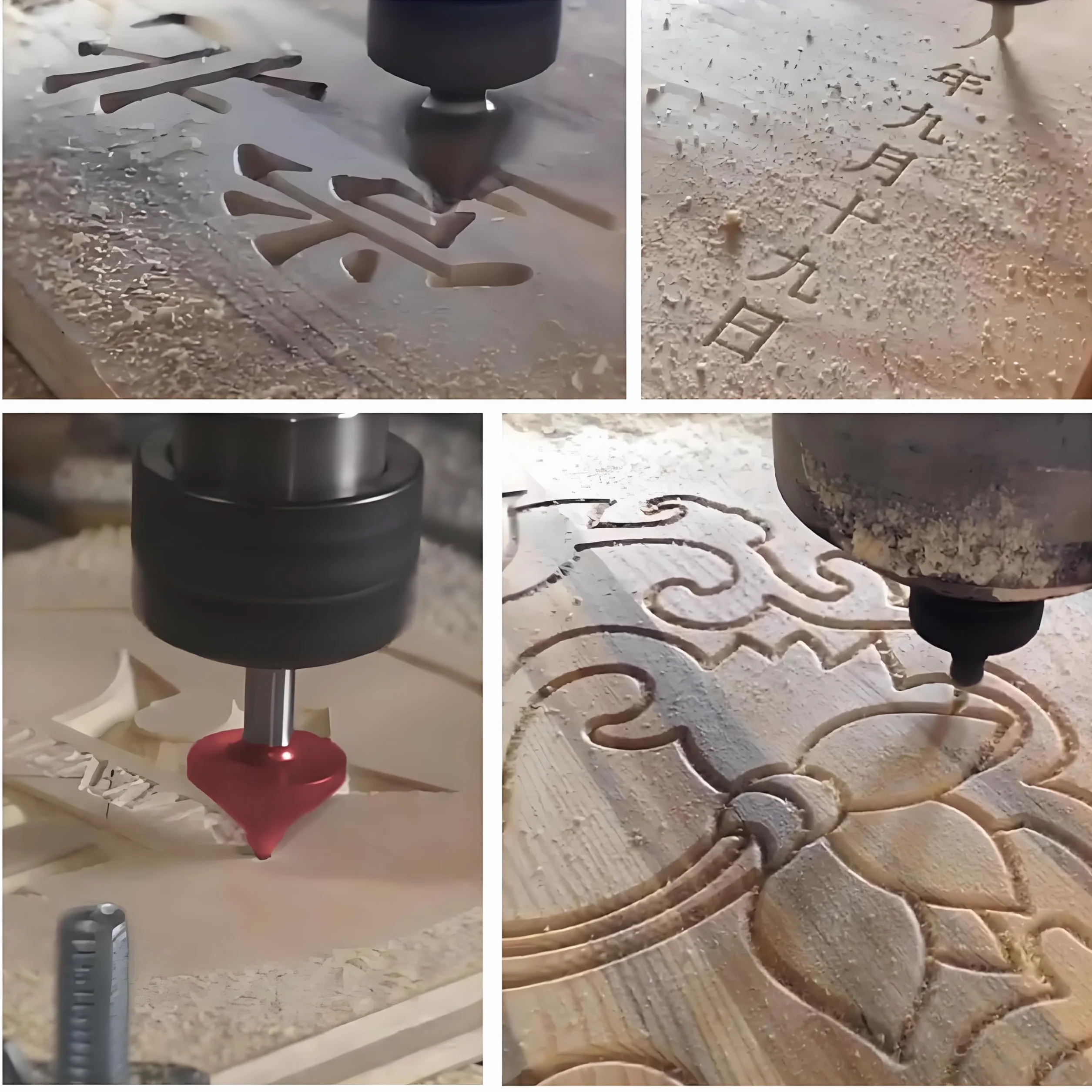 Frez do Rowków V i Rzeźbienia w Kształcie Litery V - Trzpień 1/4" do Drewna, Fazowania, Akrylu, MDF, PVC - Cięcie Obosieczne, Grawerowanie 3D
