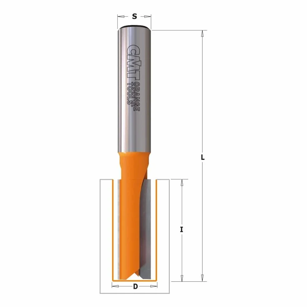 CMT ORANGE TOOLS 912.622.11 Młyn prosty Hm S 12 D 12x51