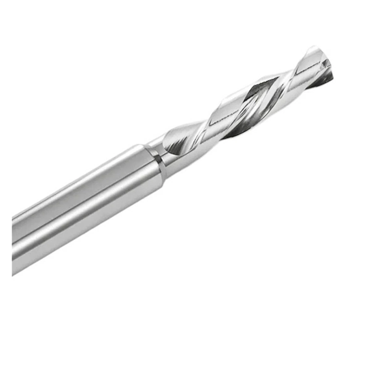 Wiertło kręte z węglika | Precyzyjnie szlifowane wiertło z węglika wolframu do aluminium i stali, głębokość 3xD, chłodzenie zewnętrzne,(4.37xD6x24x66)