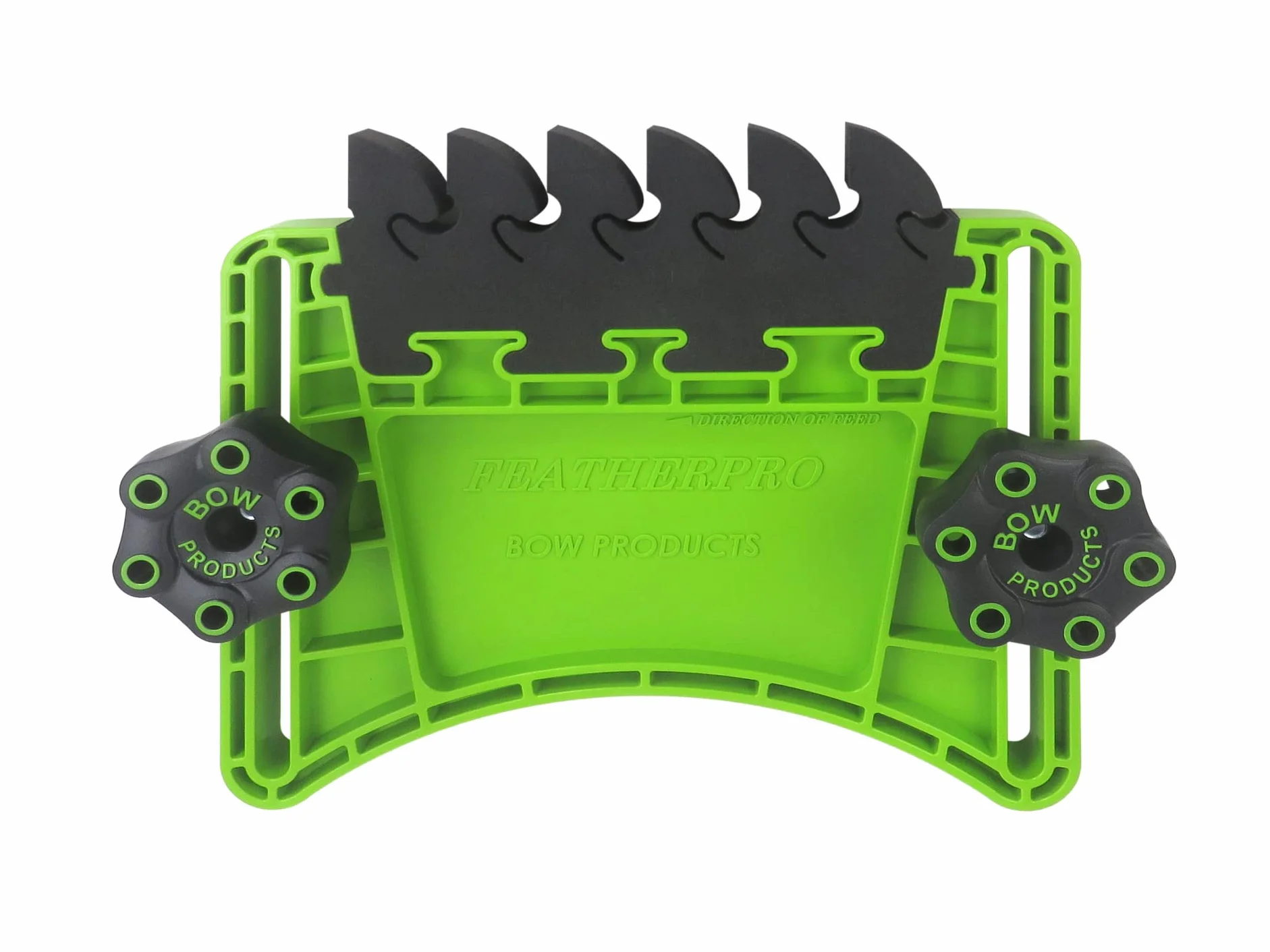 BOW Products FeatherPRO FP1 - płyta piórkowa do pił stołowych, stolików frezowych i pił taśmowych, pióra EVA, które zmniejszają odrzut - narzędzia do obróbki drewna i akcesoria bezpieczeństwa