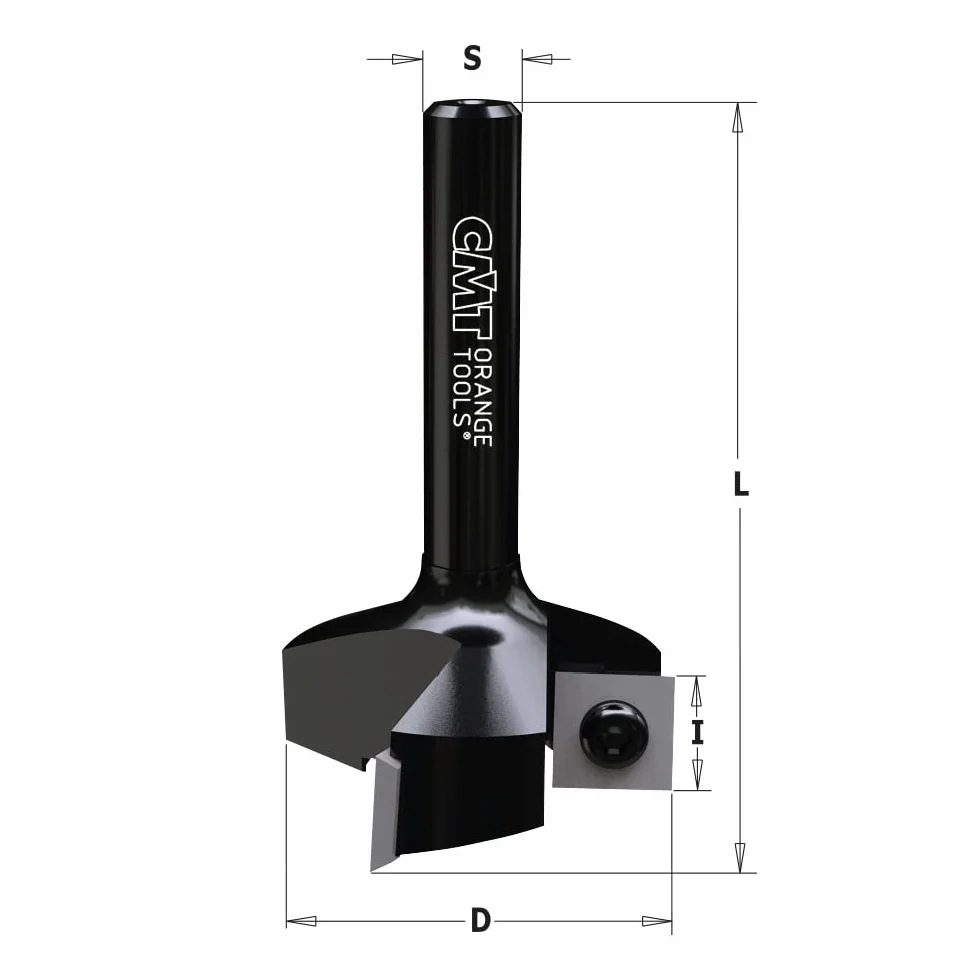 CMT ORANGE TOOLS 663.007.11 FRESA DO SZPIANOWANIA C/NÓŻ HW Z3 S=8x38 D=35x10.5x60 DX