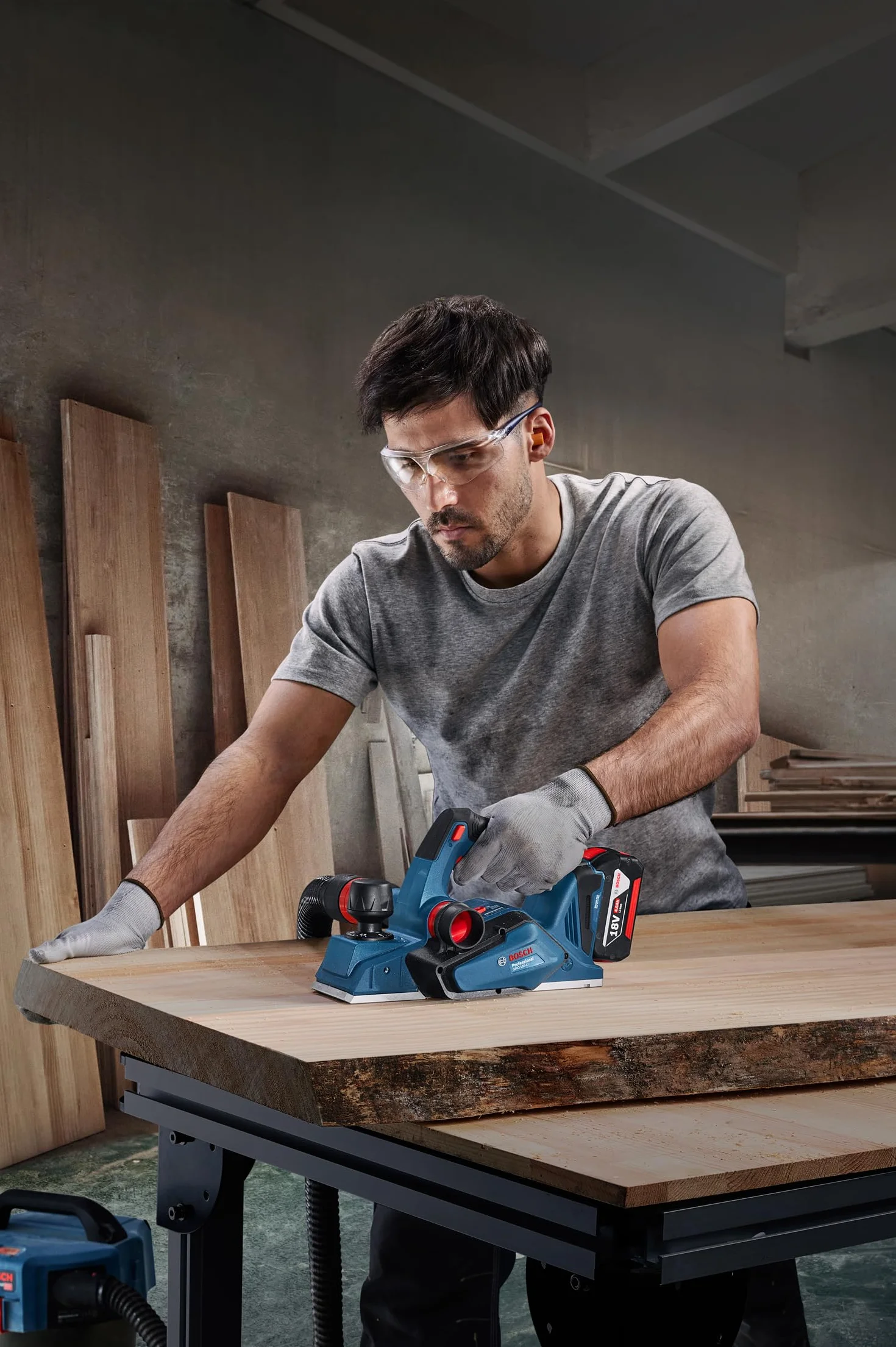 Bosch Professional GHO 185-LI akumulatorowa struga 18V