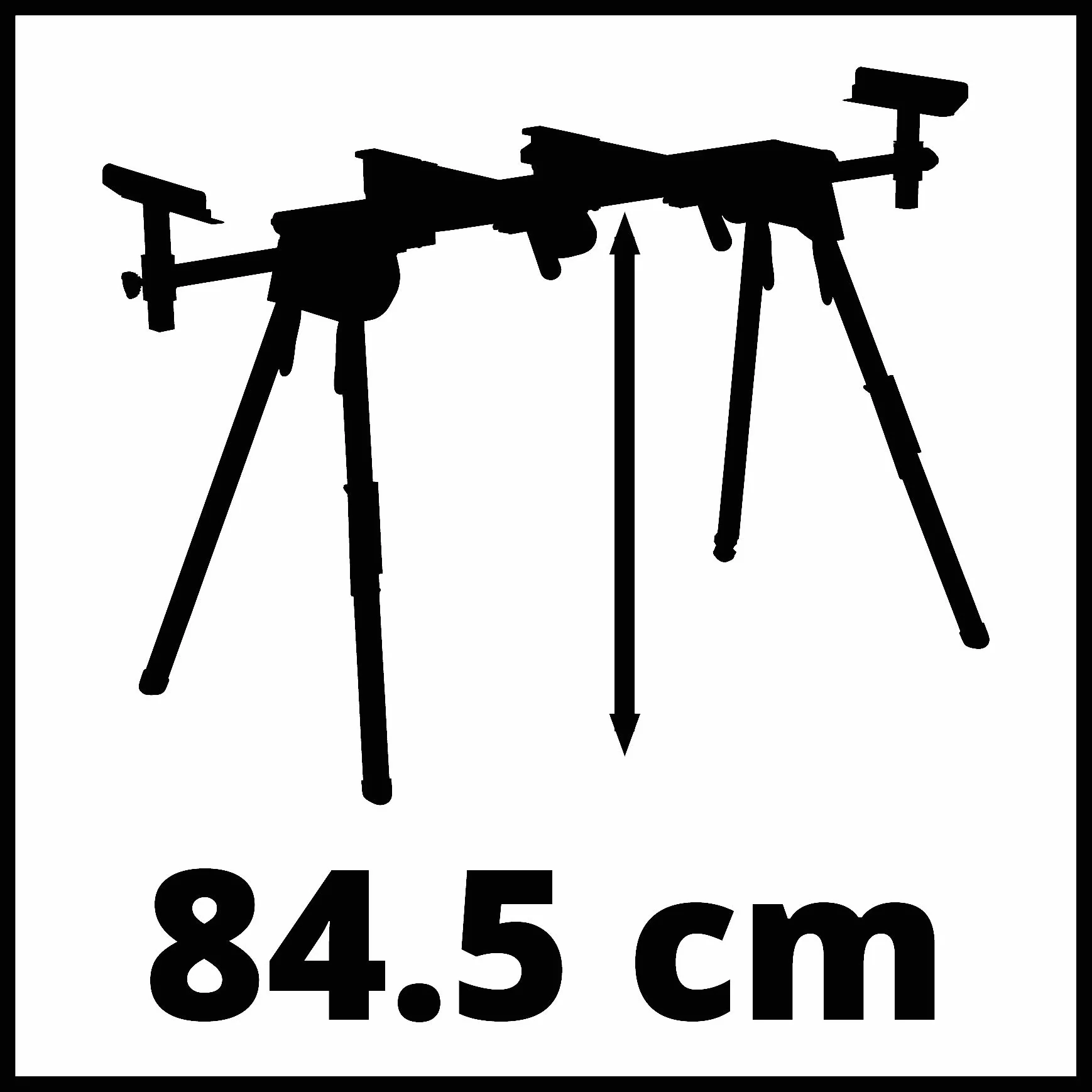 Einhell MSS 1610 oryginalna podstawa do pił ukośnych Einhell Classic i Expert oraz wielu innych modeli dostępnych na rynku