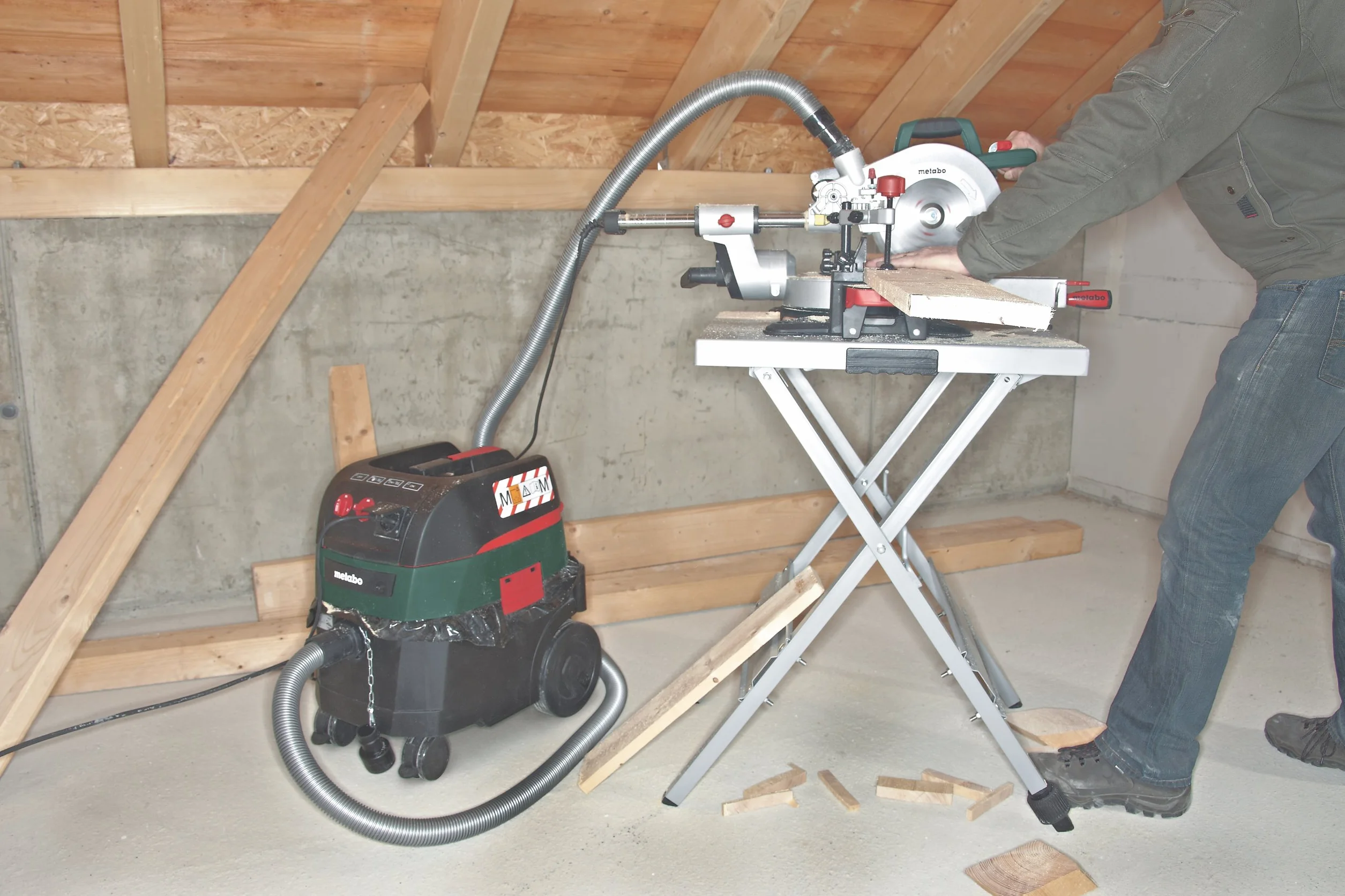 Metabo UMS KGS Multi Uniwersalny uchwyt do pilarki 631317000, srebrny
