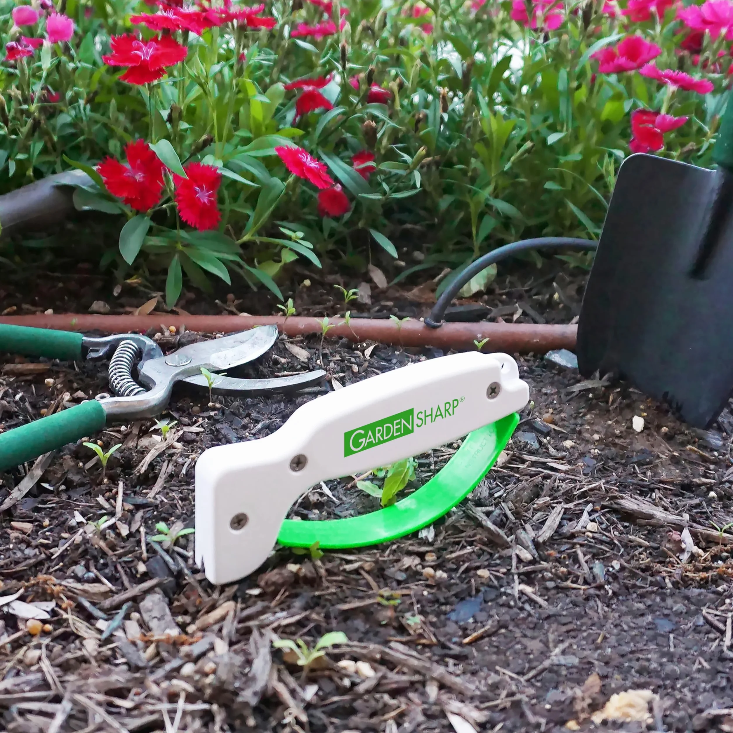 AccuSharp GardenSharp narzędzie do ostrzenia, temperówka do ostrza kosiarki i łopatek