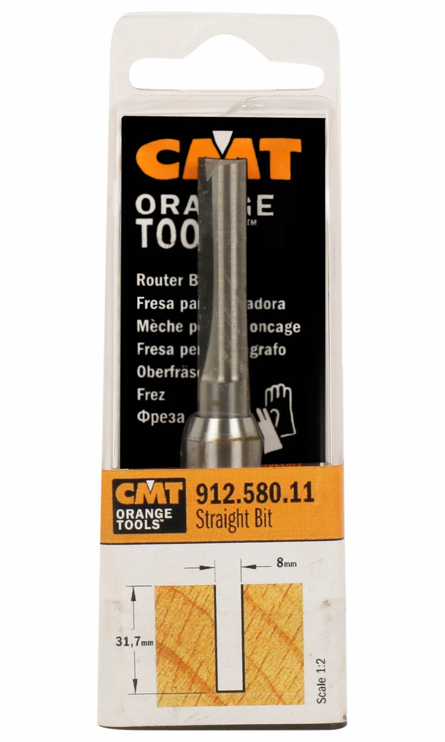 CMT Orange Tools 912.621.11 tools, Grigio/Arancio
