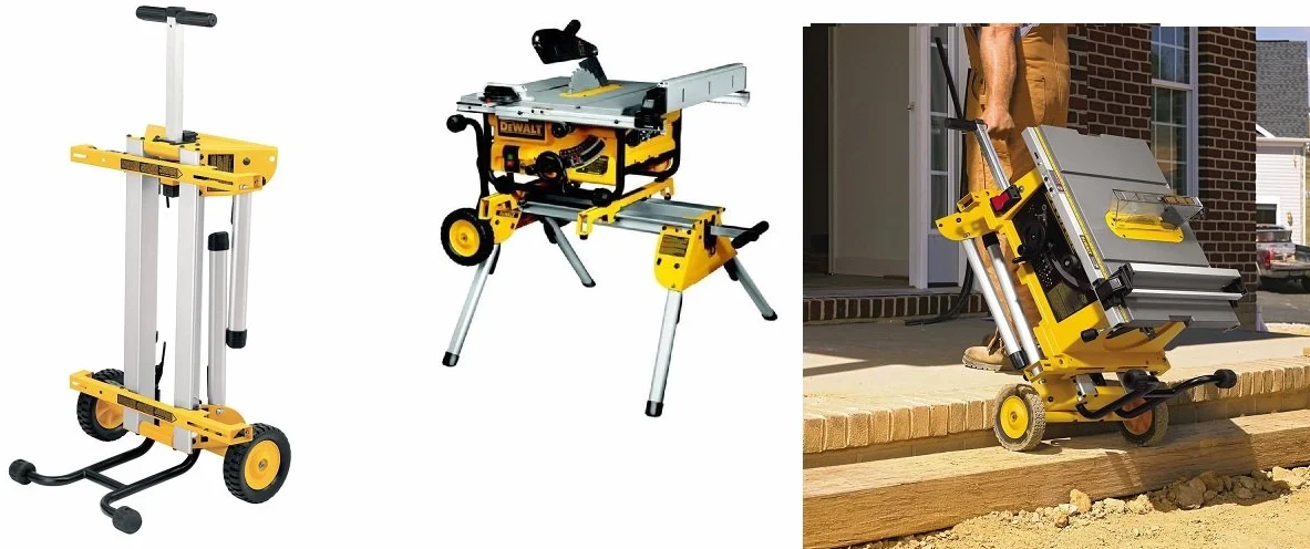 Stanowisko Robocze z Kółkami do Pilarek DE7400 DeWalt