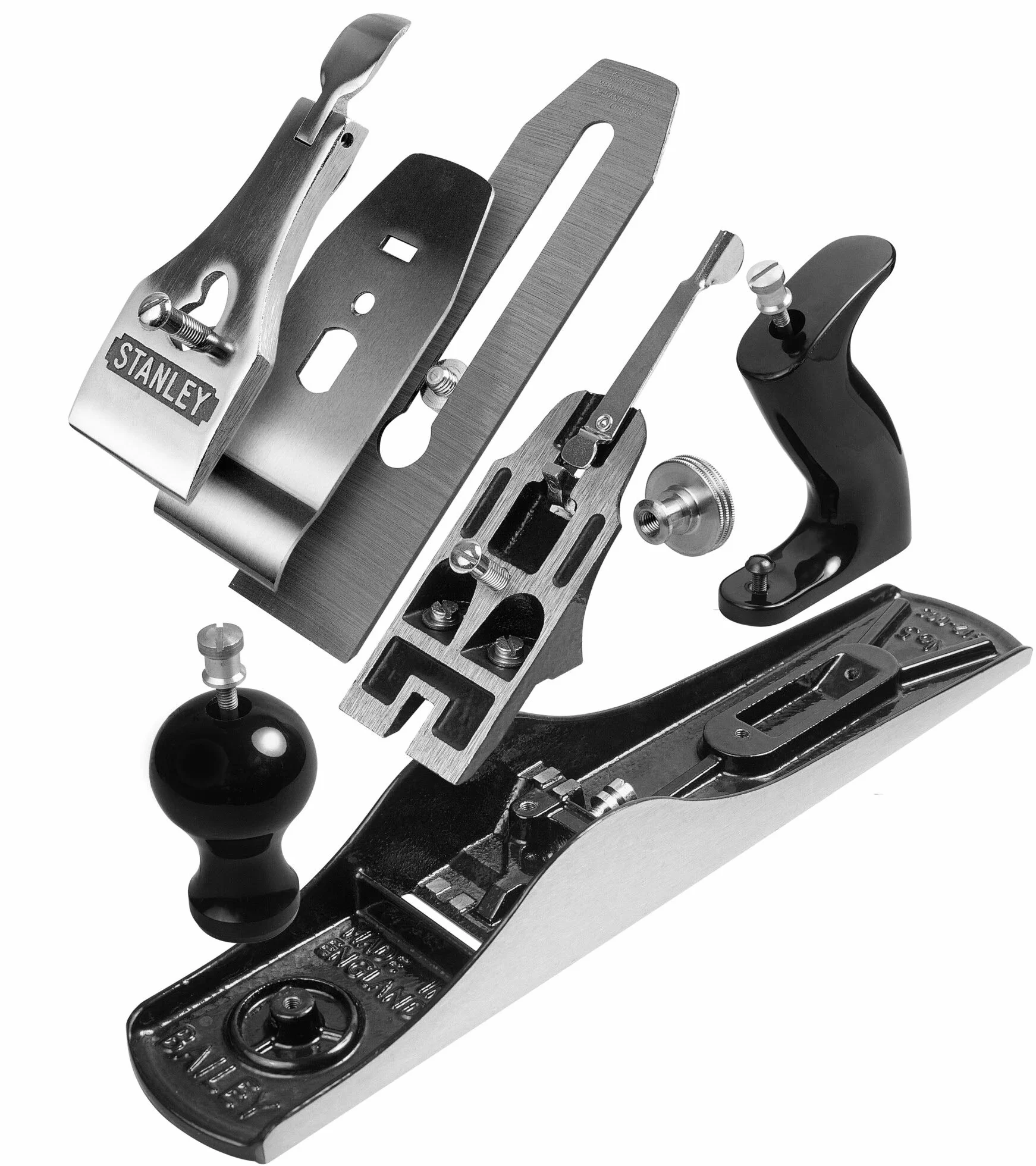 STANLEY Nowoczesny Cepillo metálico bailey 5 dla profesjonalistów i majsterkowiczów do codziennego użytku ergonomiczna konstrukcja