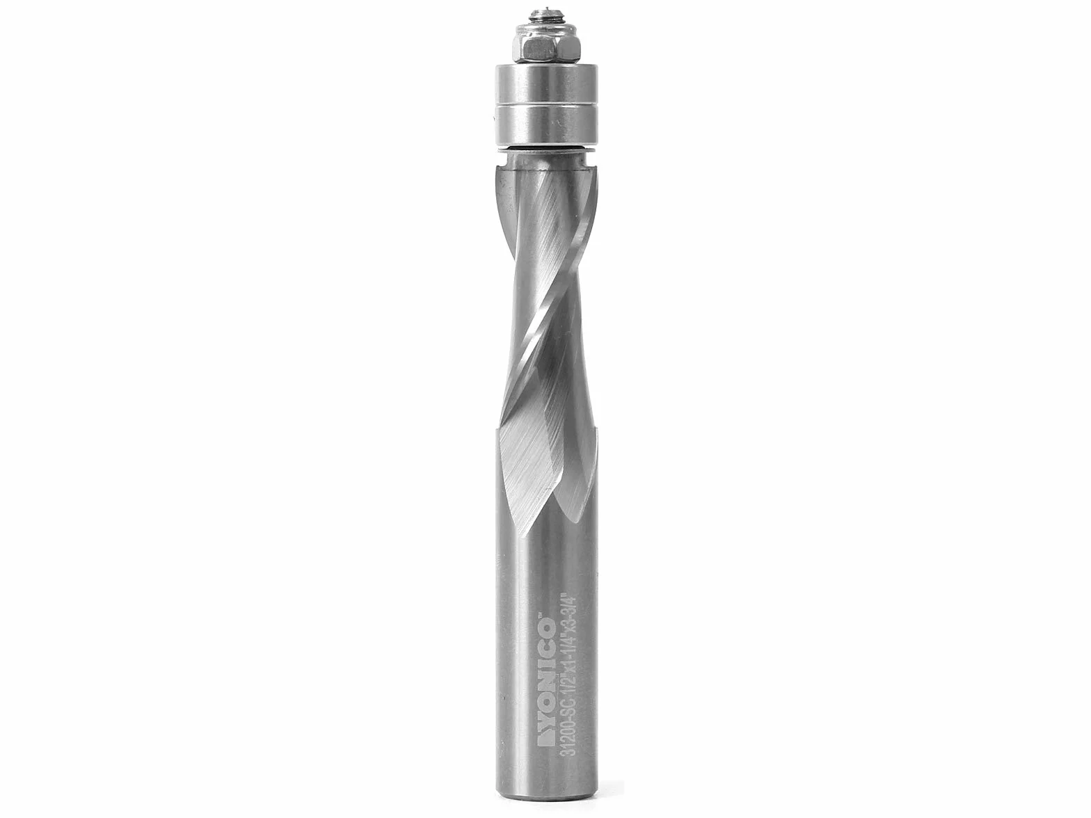 Yonico 31200-SC 1/2 cala Up-Cut podtynkowa lamówka z węglika spiekanego spiralna frez 1/2 cala chwyt