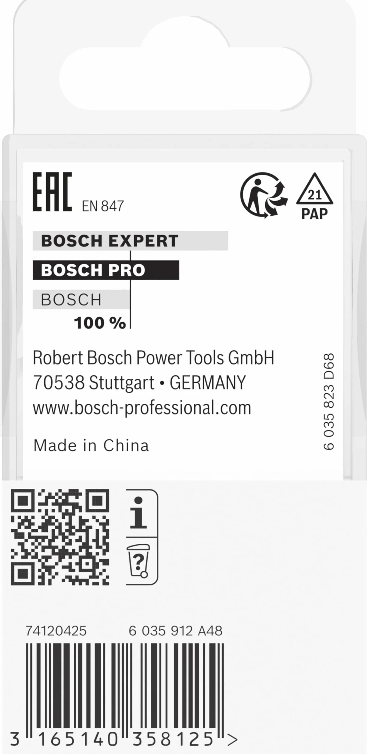 Bosch Professional Frezy proste do fazowania/laminatów Standard for Wood (do drewna, Ø 23,7 mm, Długość robocza 12 mm, 25°, Akcesoria frezarek ręcznych)