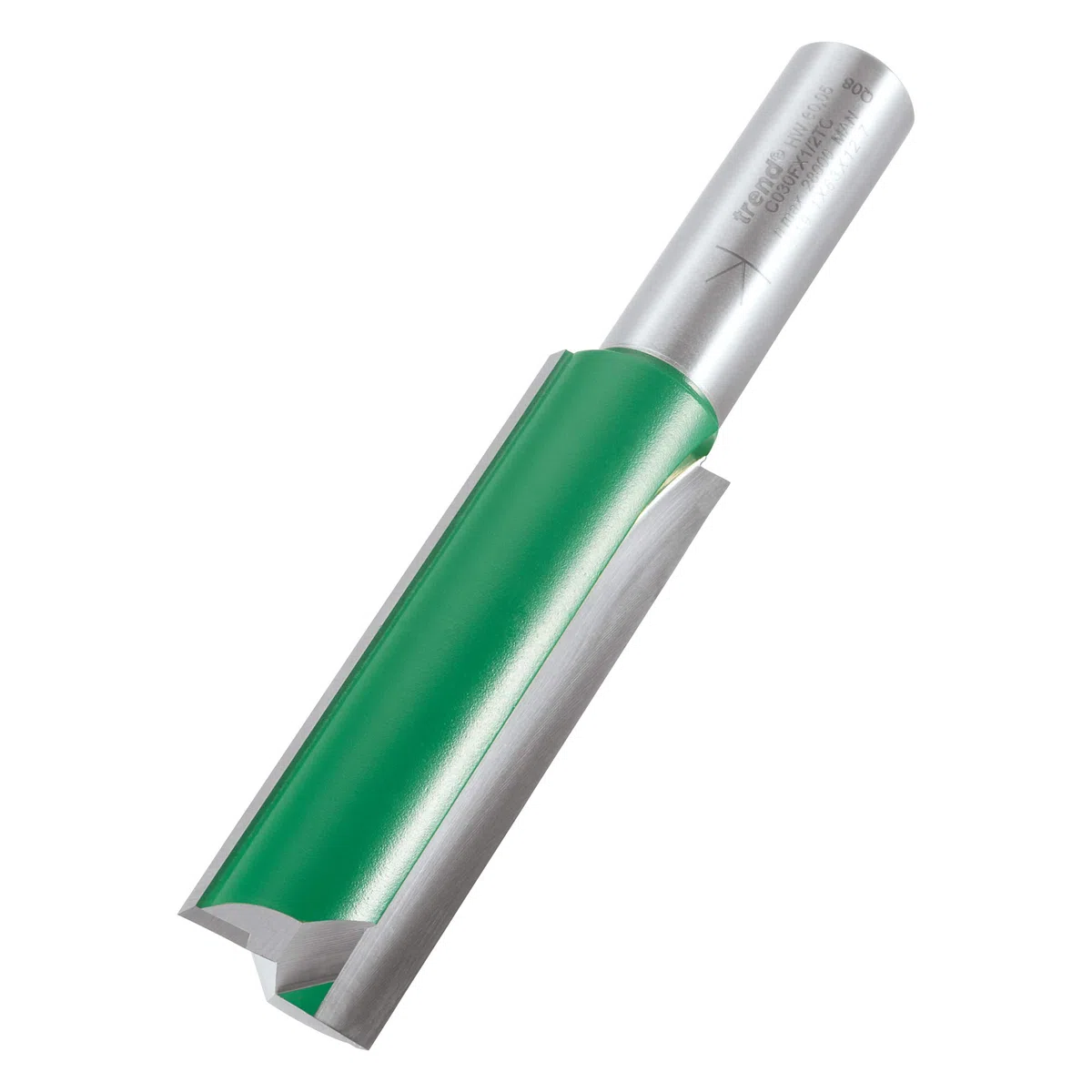 Trend Frez prosty 2 ostrza HM TCT 1/2" trzpień Ø19,1x63 mm