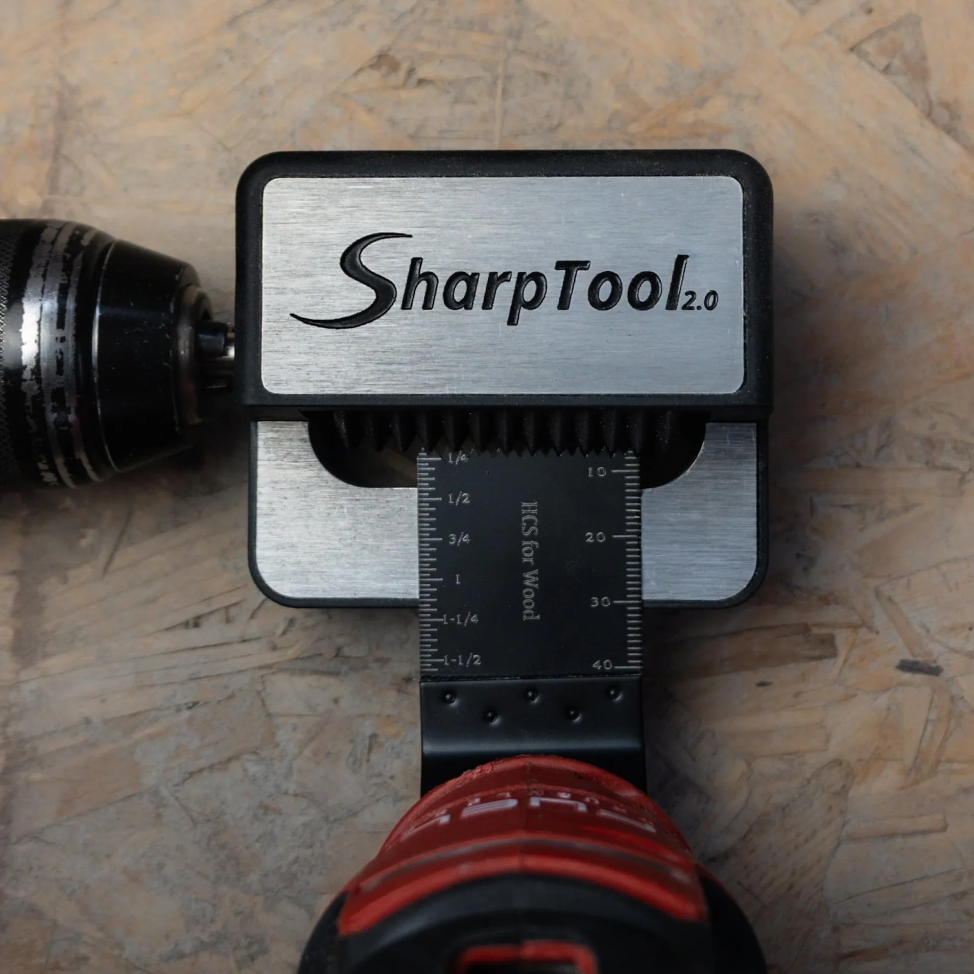 SharpTool 2.0 Ostrzałka do brzeszczotów narzędzi wielofunkcyjnych - precyzyjna ostrzałka do wiertła do naostrzania brzeszczotów BIM, HCS i HSS do zanurzania, akcesoria do narzędzi wielofunkcyjnych